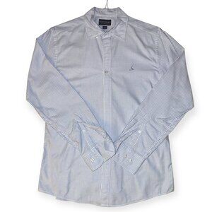 Men's Blue Stripped Oxford Button Down